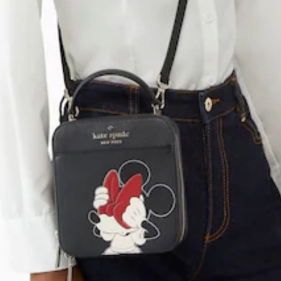 Kate Spade x Disney Minnie Crossbody With Kate Spade Hearts Compact Wallet